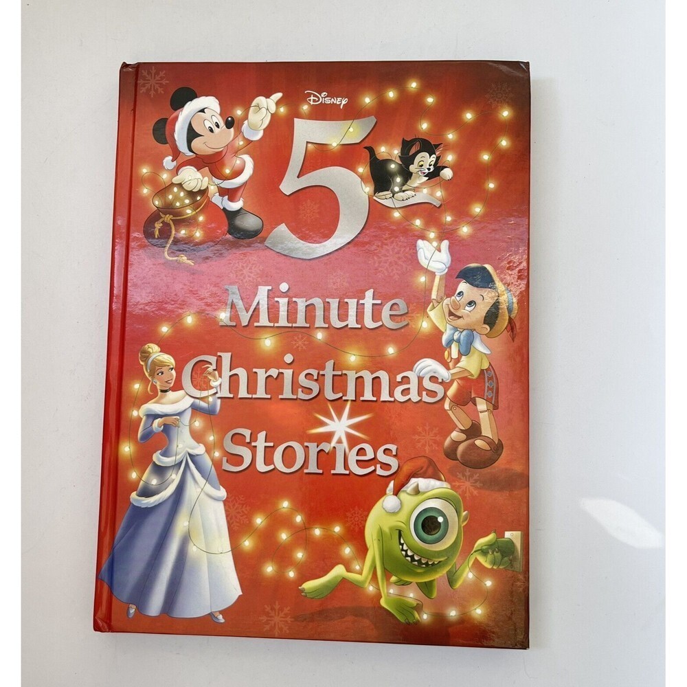 Disney Christmas 5 Minute Stories Hardback Book with Illustrations